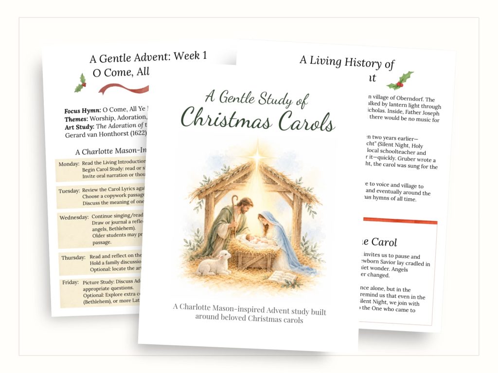 A Gentle Study of Christmas Carols curriculum preview